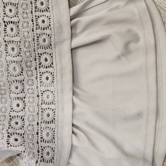 JM Collection Linen Look Wide Leg Pants, Tan, Womens XLP - Picture 6 of 9